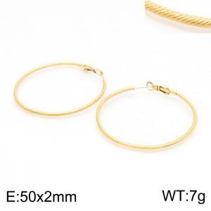 SS Gold-Plating Earring - KE99037-KFC