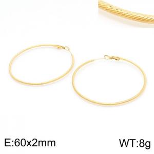 SS Gold-Plating Earring - KE99042-KFC