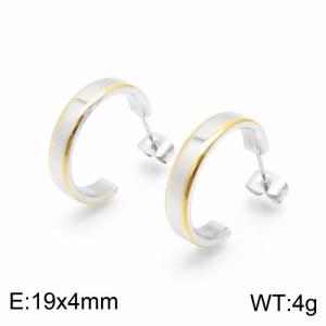 SS Gold-Plating Earring - KE99138-KLX