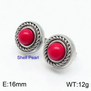 Stainless Steel Earring - KE99173-Z