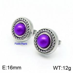 Stainless Steel Earring - KE99174-Z