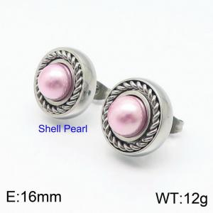 Stainless Steel Earring - KE99178-Z