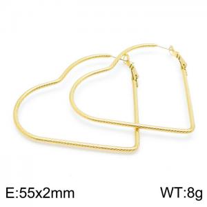 SS Gold-Plating Earring - KE99597-KFC