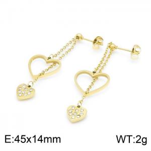 SS Gold-Plating Earring - KE99668-FF