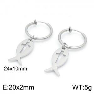 Stainless Steel Earring - KE99728-Z