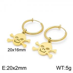 SS Gold-Plating Earring - KE99735-Z