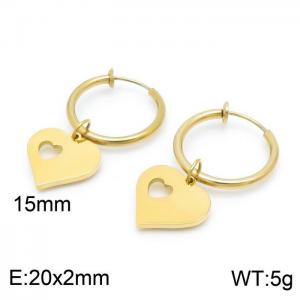 SS Gold-Plating Earring - KE99754-Z