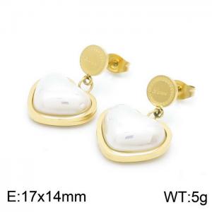 SS Gold-Plating Earring - KE99759-HM