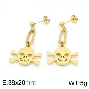 SS Gold-Plating Earring - KE99863-Z