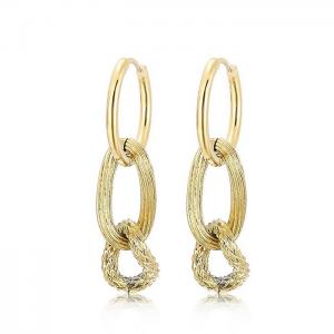 SS Gold-Plating Earring - KE99895-Z