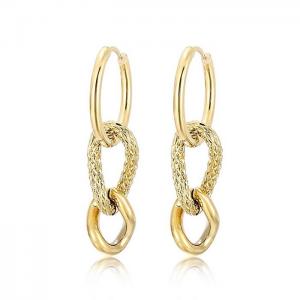 SS Gold-Plating Earring - KE99899-Z