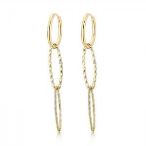 SS Gold-Plating Earring - KE99903-Z