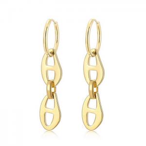 SS Gold-Plating Earring - KE99911-Z