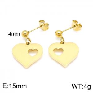 SS Gold-Plating Earring - KE99914-Z