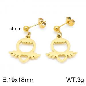 SS Gold-Plating Earring - KE99921-Z