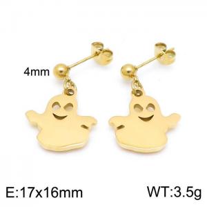 SS Gold-Plating Earring - KE99925-Z