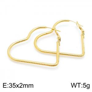 SS Gold-Plating Earring - KE99937-KFC