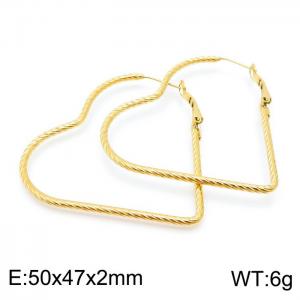 SS Gold-Plating Earring - KE99953-KFC