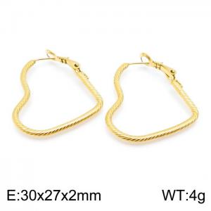 SS Gold-Plating Earring - KE99956-KFC