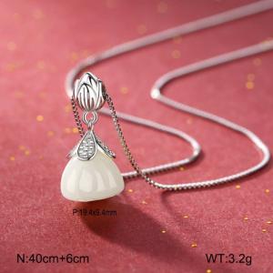 Sterling Silver Necklace - KFN1592-WGBY