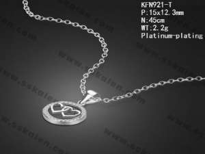 Sterling Silver Necklace - KFN921-T