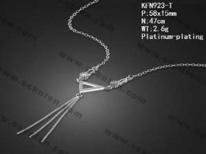 Sterling Silver Necklace - KFN923-T