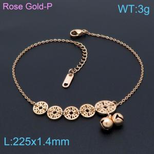 Stainless Steel Anklet - KJ2858-KLX