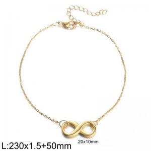 Minimalist style stainless steel 8-wire women's bracelet - KJ3675-Z