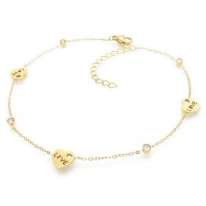 Gold-Plating Anklets - KJ3836-HDJ