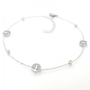 Stainless Steel Anklet - KJ3865-HDJ