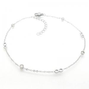 Stainless Steel Anklet - KJ3872-HDJ