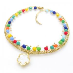 Gold-Plating Anklets - KJ4051-MW