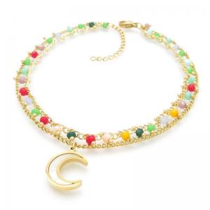 Gold-Plating Anklets - KJ4055-MW