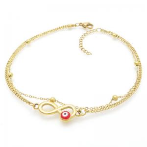 Gold-Plating Anklets - KJ4061-MW