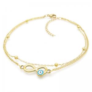 Gold-Plating Anklets - KJ4063-MW