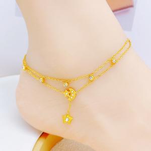 Gold-Plating Anklets - KJ4495-SXSJ