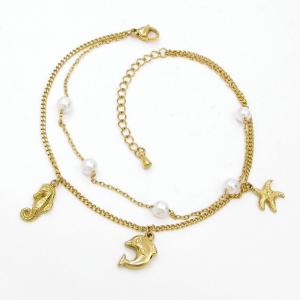 Gold-Plating Anklets - KJ4550-HM