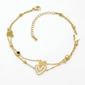 Gold-Plating Anklets - KJ4552-HM