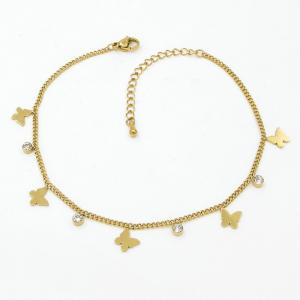 Gold-Plating Anklets - KJ4554-HM