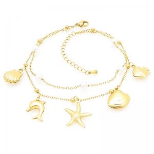 Gold-Plating Anklets - KJ4590-HM