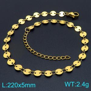 Gold-Plating Anklets - KJ4629-ZJZL