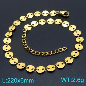 Gold-Plating Anklets - KJ4631-ZJZL
