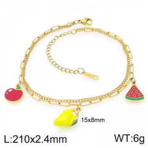 Gold-Plating Anklets - KJ4650-ZLA