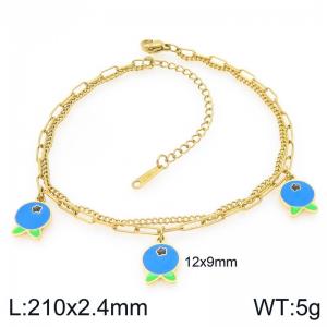 Gold-Plating Anklets - KJ4652-ZLA