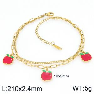 Gold-Plating Anklets - KJ4658-ZLA