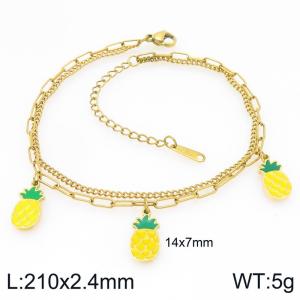 Gold-Plating Anklets - KJ4660-ZLA