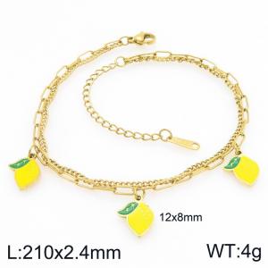 Gold-Plating Anklets - KJ4664-ZLA