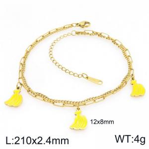 Gold-Plating Anklets - KJ4668-ZLA