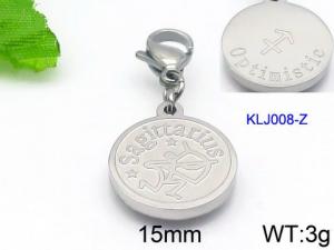 Stainless Steel Charms with Lobster - KLJ008-Z
