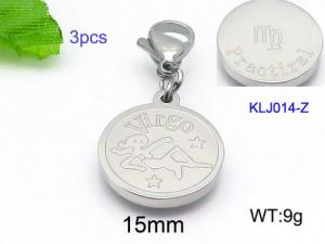 Stainless Steel Charms with Lobster - KLJ014-Z